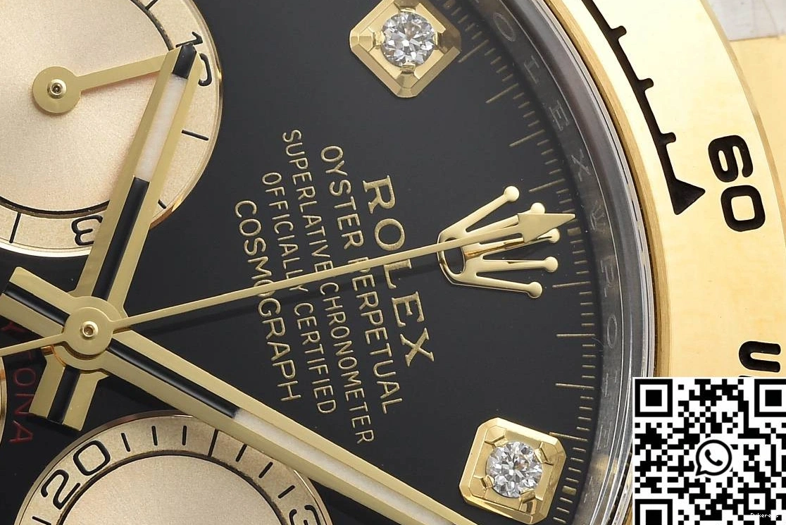 Gold Bezel Rolex Diamond Cosmograph Daytona Hourmarker M126503 Clean Factory 0105